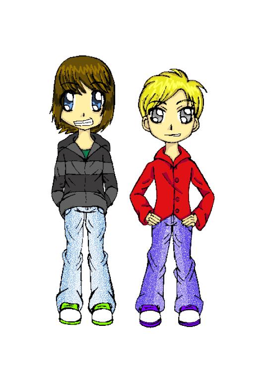 Vic and Aaron Colored