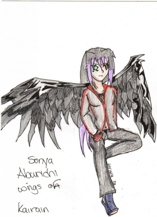 Sonya With Dark's Phoenix's Wings