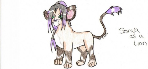 Sonya As A Lion