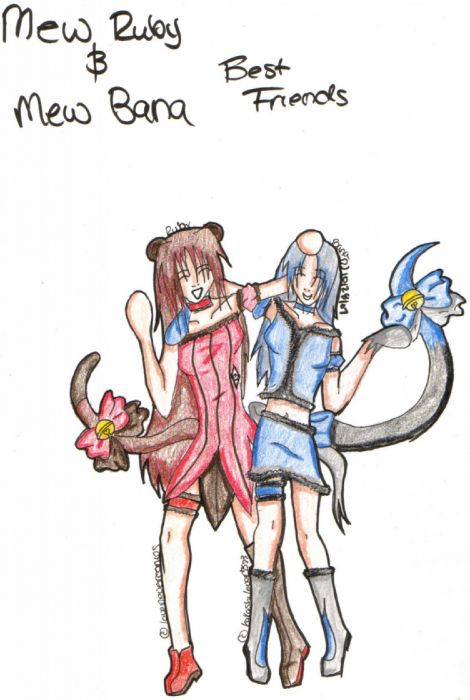 Mew Ruby And Mew Bana