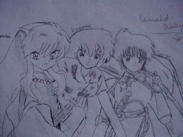 Inuyasha, Kagome And Sango