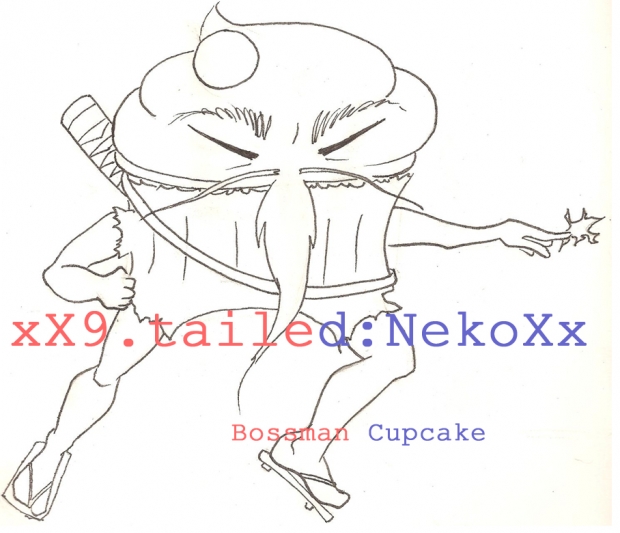 Bossman Cupcake... 1st SKETCH