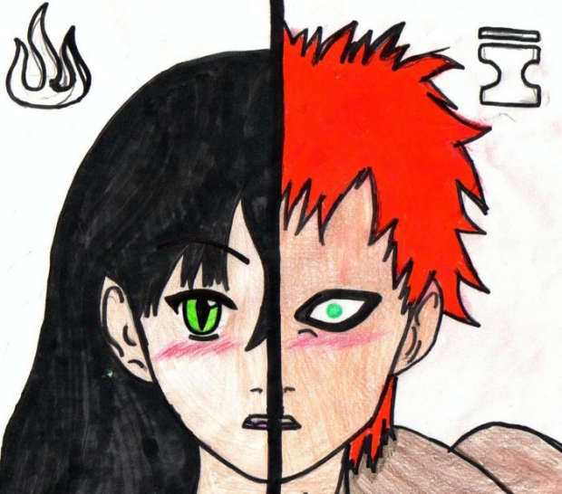 Gaara And Juli's First Meeting.