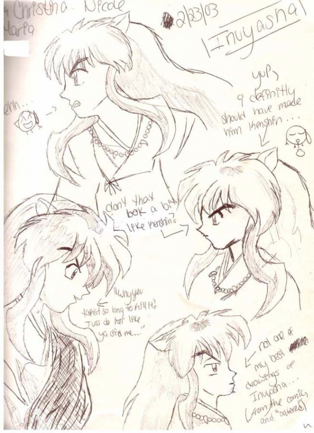 Inuyasha Sketches