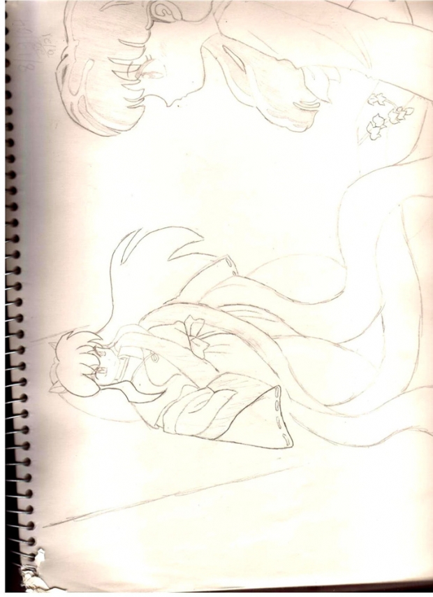 Inu And Kagome Manga Drawing