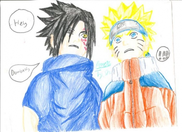 Naruto Sasuke Epic Meeting