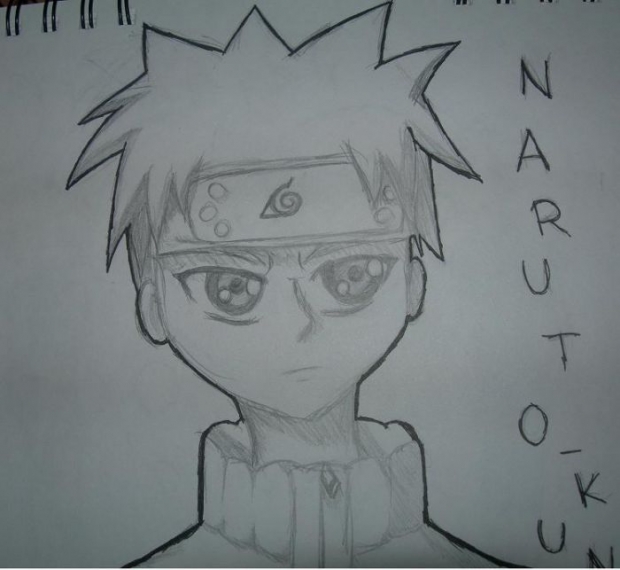 Graphite Naruto Sketch