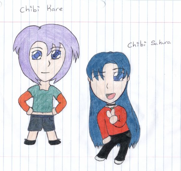 Chibi Sakura & Chibi Kare