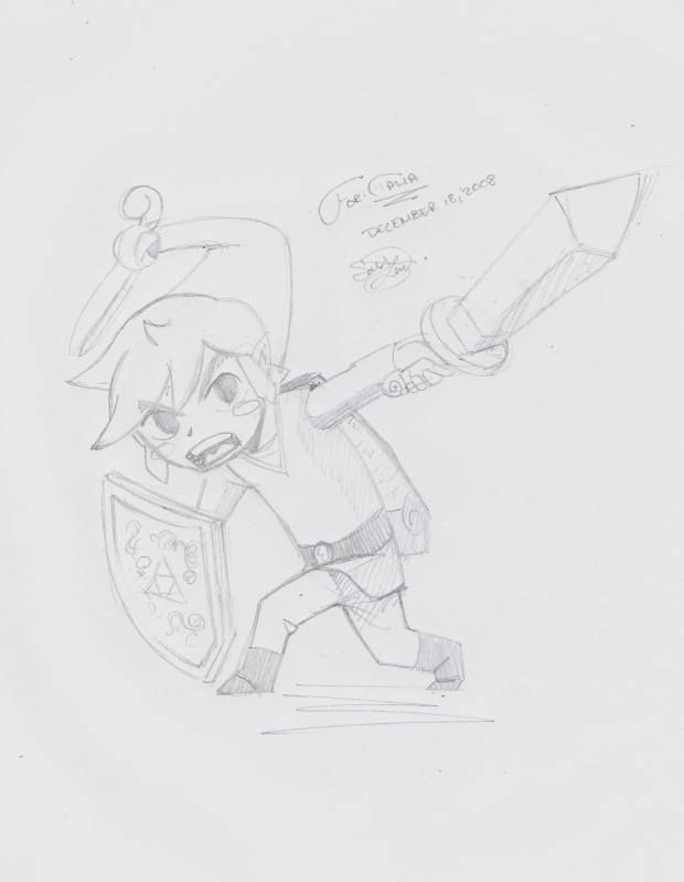 Toon Link (Art Trade)