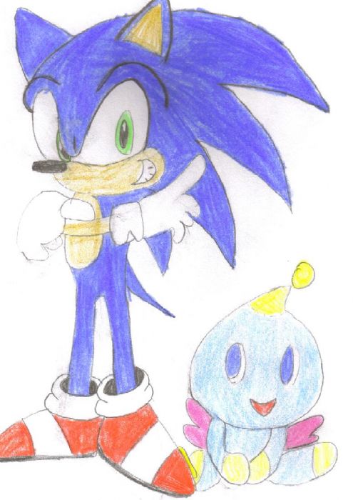 Sonic And Chao *requested*