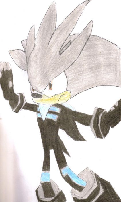 Silver's Costume In Sonic Rivals