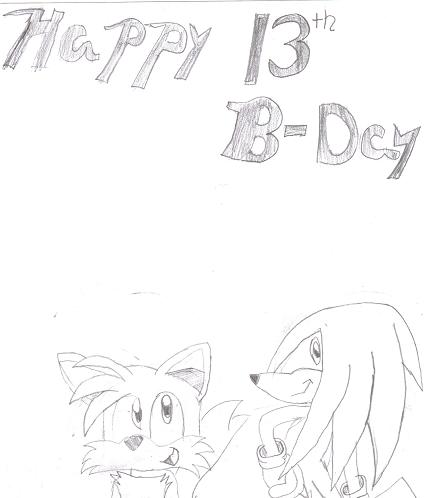 Knuckles Joycelin's B-day Request