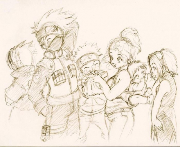 Kakashi And His Sister.