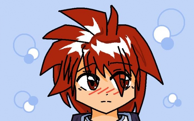 Blushing Kratos Chibi