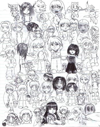 Fill Page With Chibis 2