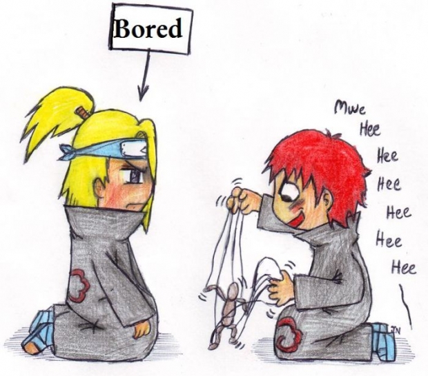 Sasori Bores Deidara