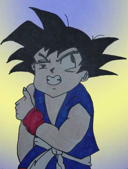 Goku with Hurt Arm?