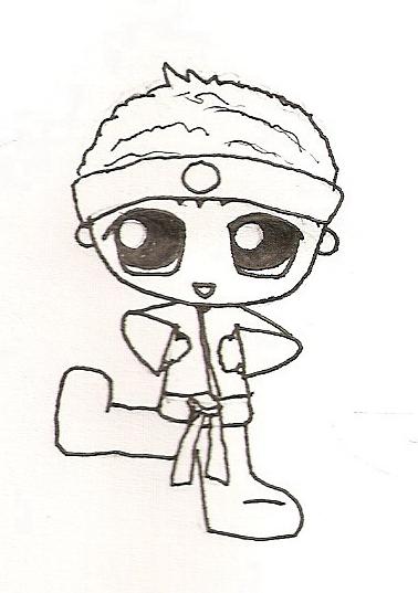 Karate Jack Chibi