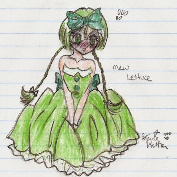 Mew Lettuce In A Dress