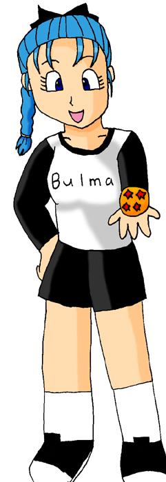 Bulma Holding The 4 Star Ball