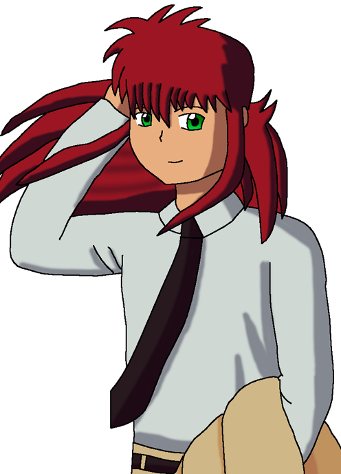 Kurama Wearing A Suit