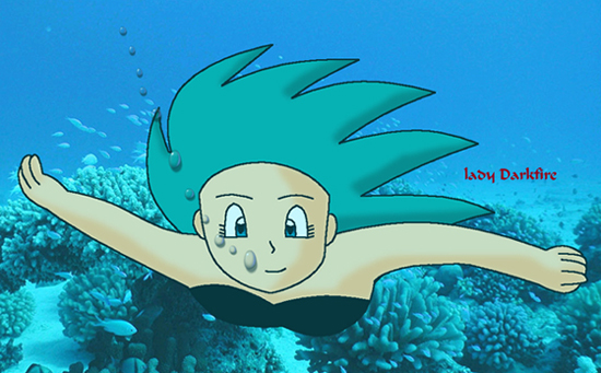 Underwater Bulma 1