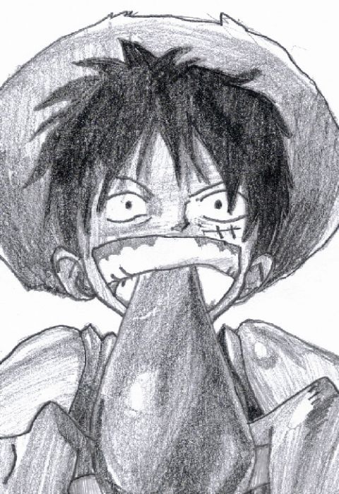 Monkey D. Luffy - Shading Practice