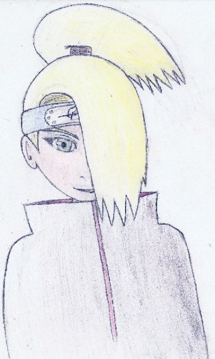 Deidara Colored