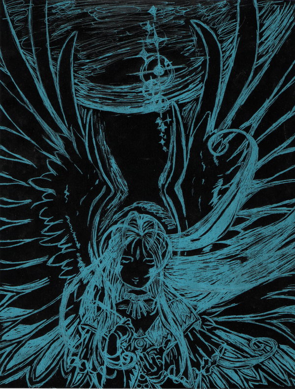 Belldandy Scratch Art