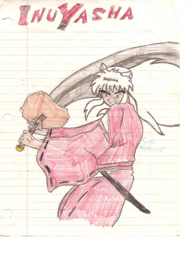 First Drawing Inuyasha