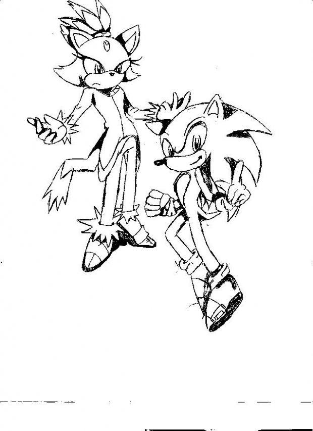 Doodle 1: Sonic And Blaze