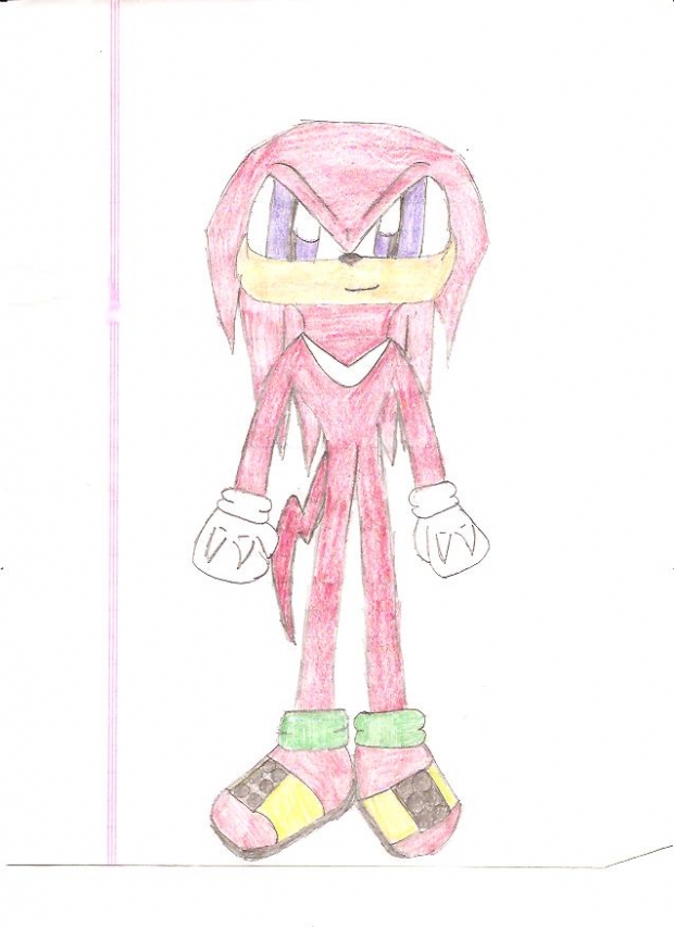 First  Drawin: Knuckles