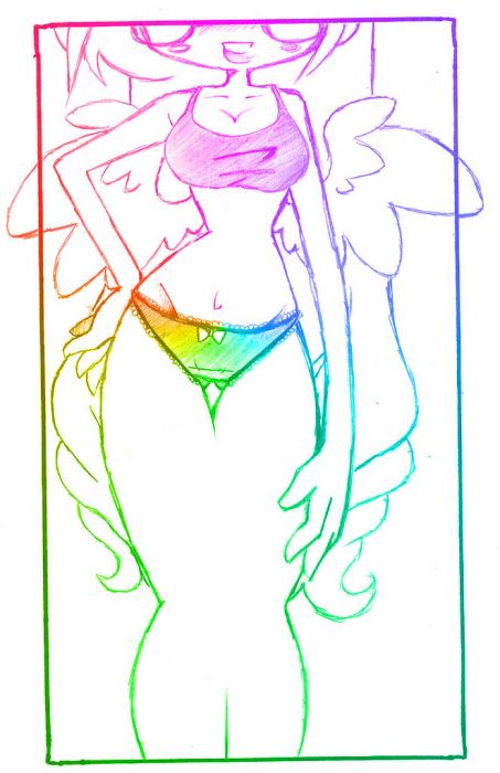 Rainbow Pantsu^^