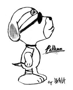 Pakkun As Snoopy!