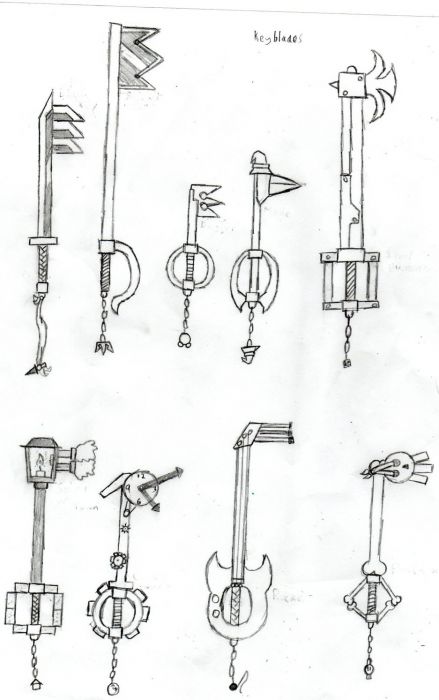 Keyblades .....lots Of Them