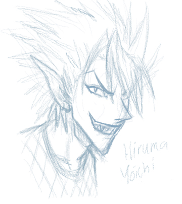 Hiruma Face Sketch