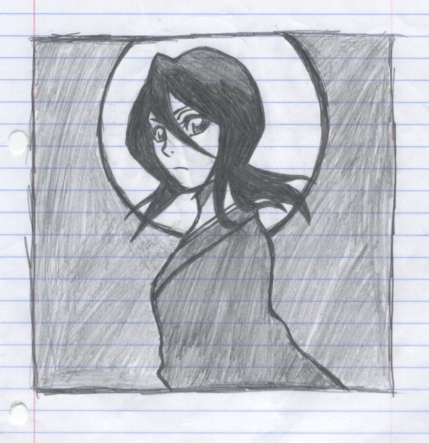 Rukia in the moon light