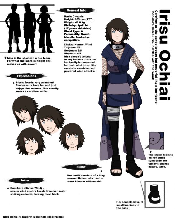 Irisu Ochiai Character Sheet