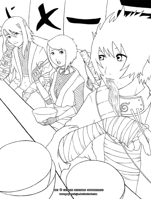 Ramenshop Lineart