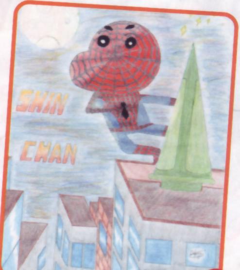 Shin Chan Spiderman