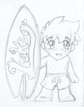 Chibi Surfer