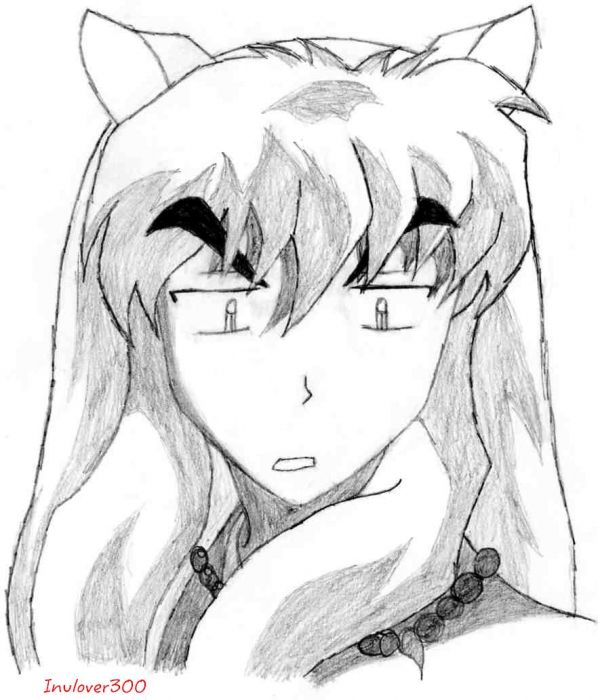 My Second Drawing Of Inuyasha