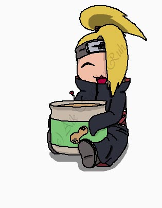 Deidara Loves Peanut Butter Xd