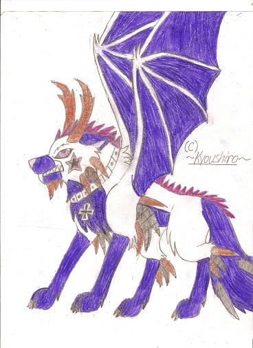 Me As A Dragon Wolf!