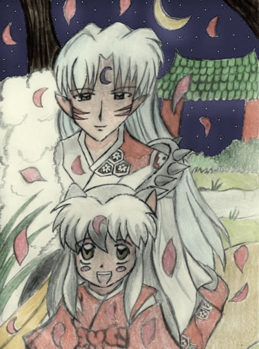 Sesshomaru And His Little Brother.