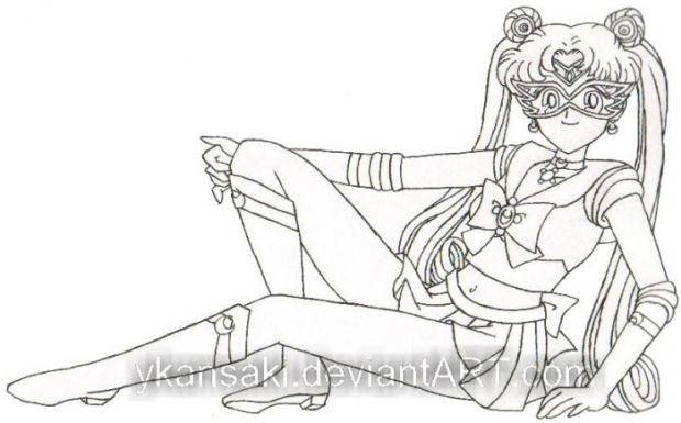Sailor Moon-first Fuku Design