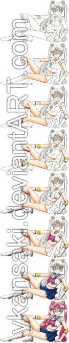 Sailor Moon-first Fuku Design-