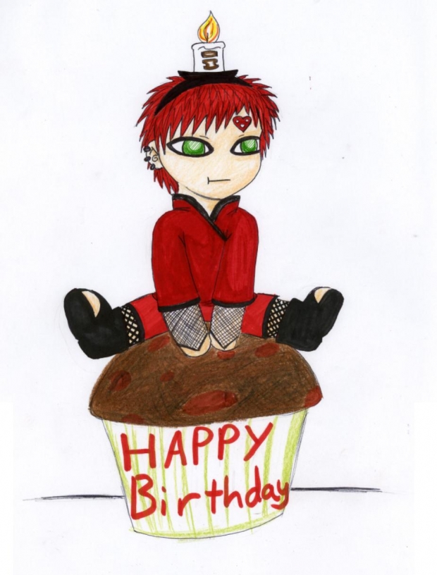 Gaara cake :D