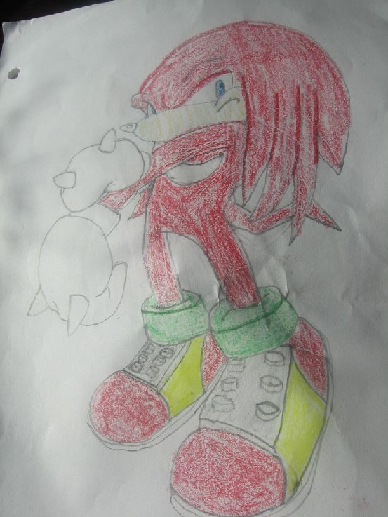 Knuckles In Classic Pose