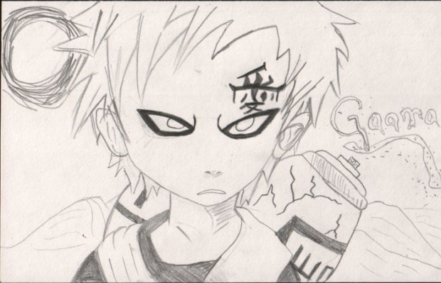 Gaara Coloring Page